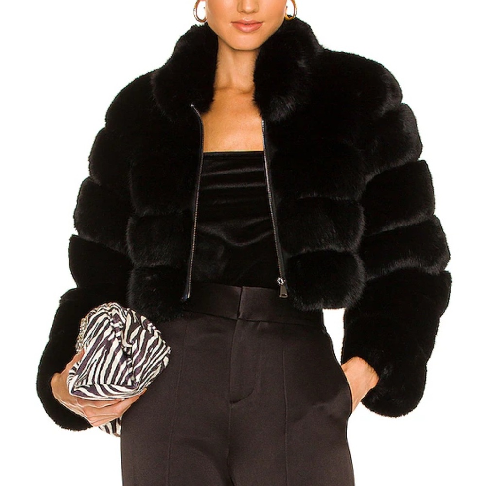 Jason Wu Faux Fox Fur Jacket